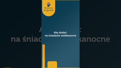 Mów o WIELKANOCNYM jedzeniu po angielsku  #naukaangielskiego #shorts