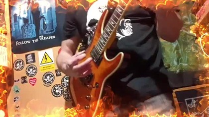 Bez obróbki dźwięku na żywo piekielny rock HELL ROCK a przy tym testowanie starego Digitech RP 155