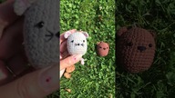 Breloczki zwierzaki na szydełku #shorts