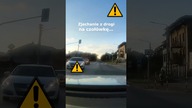 Zjechanie z pasa na czołówkę #shorts #rikordwidjo