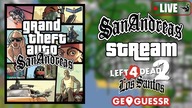  MIESIĄC W SAN ANDREAS!  L4D2: LOS SANTOS  GEOGUESSR  !turniej | Asasyn08 [NA ŻYWO]