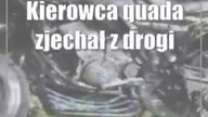 Wypadek na quadzie.  Dwie osoby w szpitalu