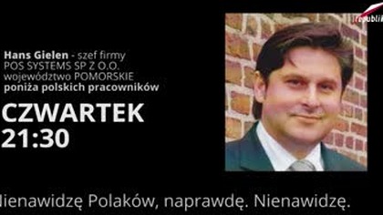 bezczelny niemiec o Polakach