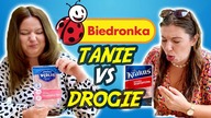 TANIE VS DROGIE jedzenie z BIEDRONKI  wielki TEST jedzenia