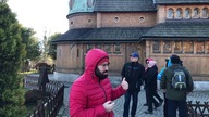 Linda igreja de madeira Polonesa.  Kościół Wang
