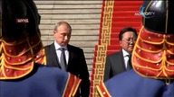 Putin płacze podczas hymnu narodowego Rosji