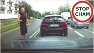 Agresja drogowa - Kierowca BMW od rana chciał pokazać jakim jest mężczyzną #1145 Wasze Filmy