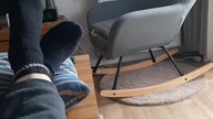 Luźne gatki przy kawie