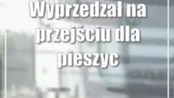 Wyprzedzał na przejściu dla pieszych.  Wpadł na nieoznakowany radiowóz