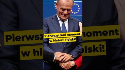 Pierwszy taki moment w historii Polski! #tusk #uniaeuropejska