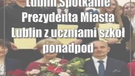 Spotkanie Prezydenta Miasta Lublin z uczniami  laureatami i finalistami olimpiad