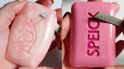 Soap Carving ASMR Relaxing Sounds no talking Satisfying ASMR Video