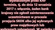 kolejna, jedenasta już upadłość w SKOK