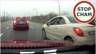 Agresja drogowa - niebezpieczna jazda w Warszawie #1294 Wasze Filmy