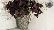 Jak bardzo szybko zrobić srebrną koronkową osłonkę na doniczkę - Pomysły plastyczne DiY