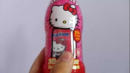 Recenzja soku Hello Kitty z naklejką 3D