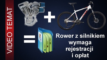 Rejestracja roweru z silnikiem