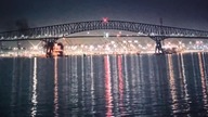 Baltimore Key Bridge collapsed after ship collision #shorts #baltimore #bridge March 2024