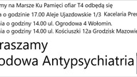 zapraszenie na Marsze ku pamięci ofiar T4