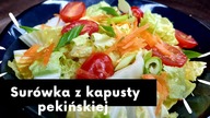 SURÓWKA Z KAPUSTY PEKIŃSKIEJ Z PYSZNYM SOSEM