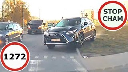 Stop Cham #1272 - Niebezpieczne i chamskie sytuacje na drogach