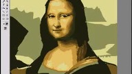 Mona Lisa narysowana w Paint-cie