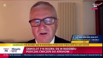 Poseł Korony Włodzimierz Skalik, pilot sportowy, mistrza świata w lataniu precyzyjnym, komentuje  mp4 686x432