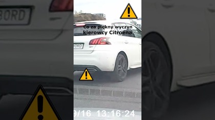 Co za piękny wyczyn kierowcy Citroena #shorts #rikordwidjo