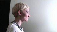 Ania Wyszkoni z malutką córeczką na festiwalu w Sopocie