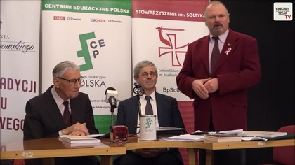 [Mat.  archiwalny] W obliczu zamachu na Polskę - prof.  Włodzimierz Bojarski, prof.  Jacek Janowski