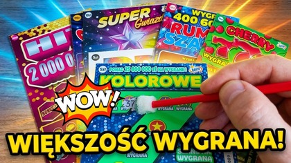 Zdrapki Lotto  Rarytasów nie ma ale większość zdrapek wygrana! 