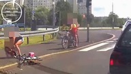 Kłopoty małoletniej rowerzystki