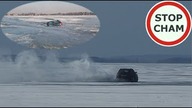 Jazda Audi po jeziorze Śniardwy - lód się załamał #1773 Wasze Filmy