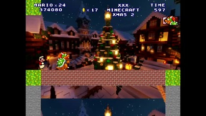 Mario Worker XXX Minecraft Xmas 2 Previev