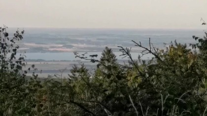 Góra Czerniak, zachód słońca #short #shorts #sudety #rower