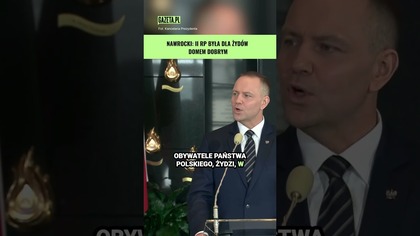 Nawrocki: II RP była domem dobrym dla Żydów #shorts