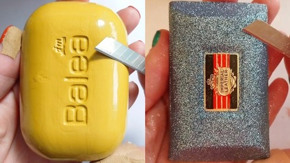 Soap Carving ASMR Relaxing Sounds no talking Satisfying ASMR Video