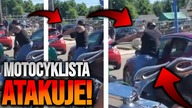 MOTOCYKLISTA ROZBIJA SZYBE W SAMOCHODZIE!? - LUDZIE VS MOTOCYKLIŚCI!
