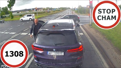 Stop Cham #1308 - Niebezpieczne i chamskie sytuacje na drogach