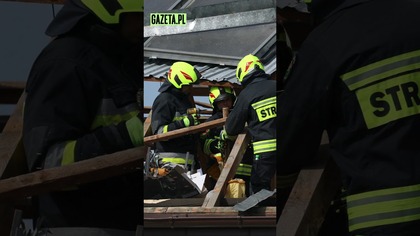 Na dom w Wyrykach-Woli spadła polska rakieta