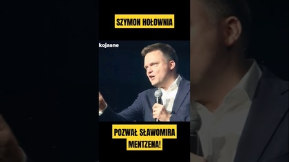 SŁAWOMIR MENTZEN MA KŁOPOTY? SZYMON HOŁOWNIA POZWAŁ KANDYDATA KONFEDERACJI! #polityka #mentzen