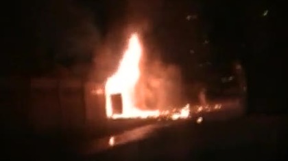 Wybuch samochodu w garażu Warszawa ul wrzeciono