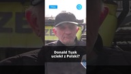 [subskrybuj] Tusk uciekł z Polski? - Mocne słowa mężczyzny #shorts
