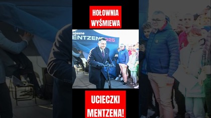 SZYMON HOŁOWNIA WYŚMIEWA UCIECZKI SŁAWOMIRA MENTZENA Z WIECÓW NA HULAJNODZE! #polityka #konfederacja