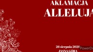 Alleluja - Aklamacja - Jasna Góra - 26. 08. 2020