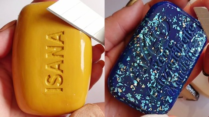 Soap Carving ASMR Relaxing Sounds no talking Satisfying ASMR Video #soapcarving #soapcuttingvideo