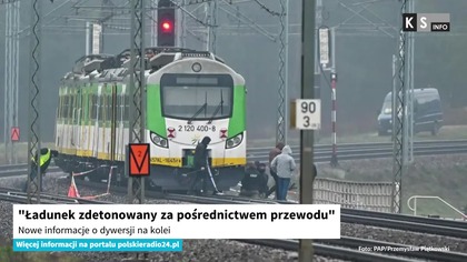 Ładunek zdetonowany za pośrednictwem przewodu.  Nowe informacje o dywersji na kolei [KS Info]
