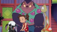 Stitch odcinek 16 Niespodzianka,Graham leci w kulk