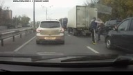 Rosyjski fight na drodze