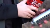 How to launch a Coca-cola Rocket  #experiment #cocacola #trick